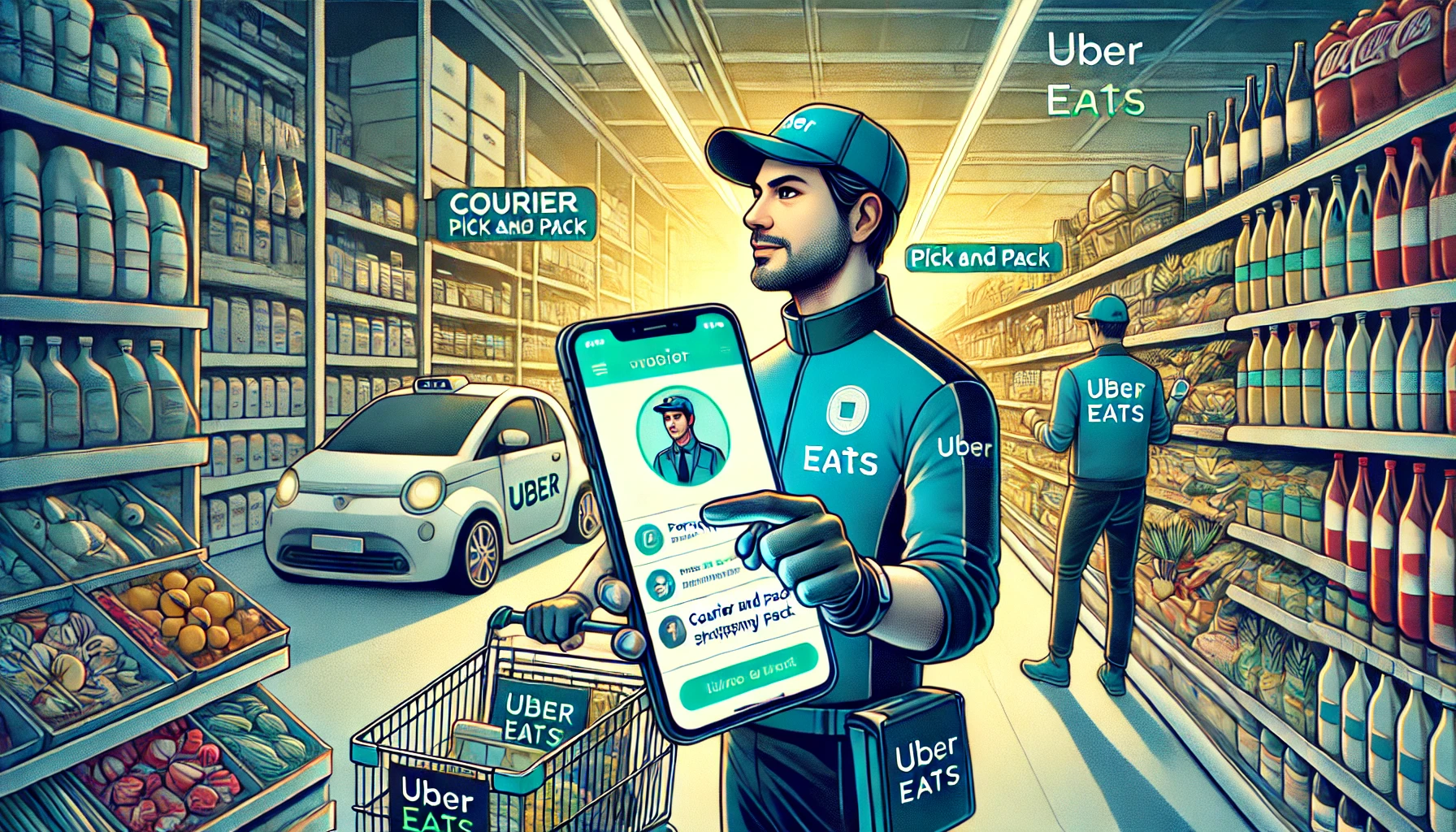 Uber Eats Transforme ses Livreurs en "Personal Shoppers"